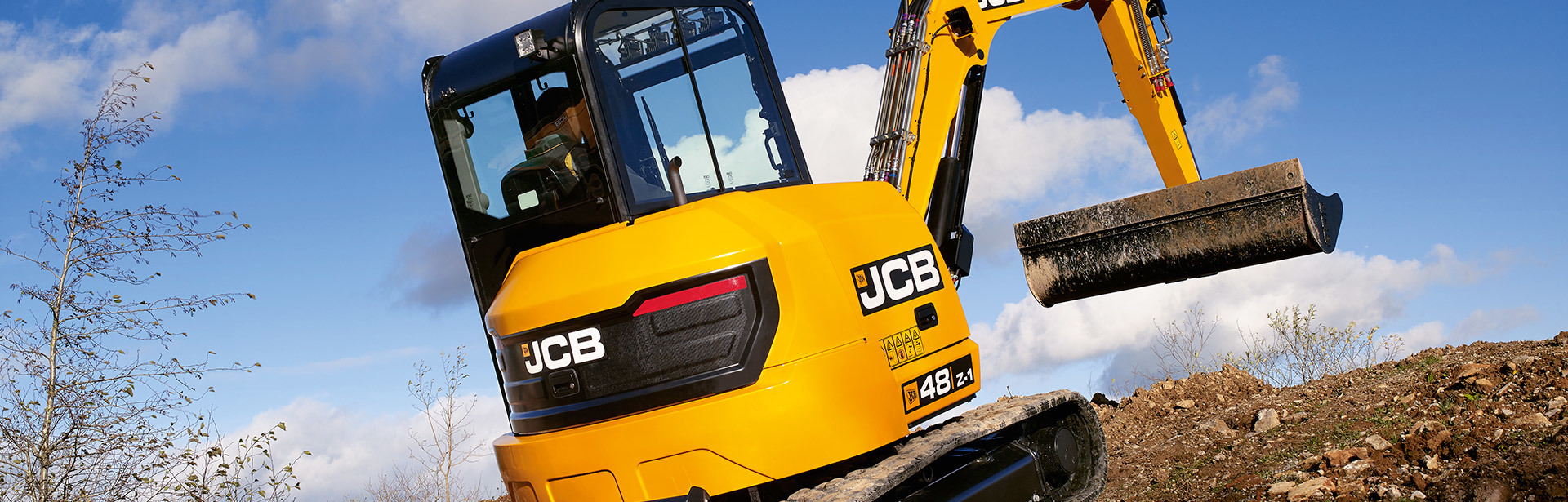 JCB 48Z-I Small Excavator for Sale, Compact Excavator, Mini Digger