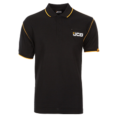 JCB Black Polo Shirt