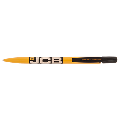 JCB Yellow Plastic Pen